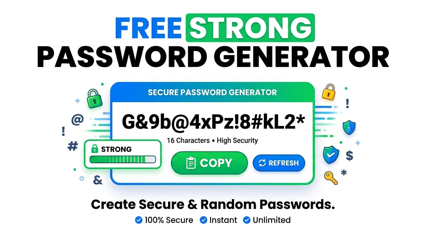 Free Strong Password Generator
