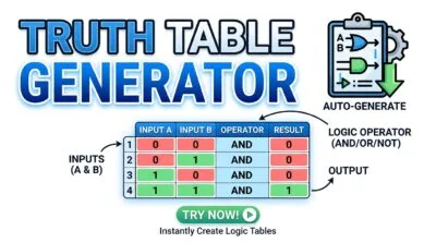 Best Truth Table Generator |How Truth Tables Work