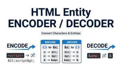 HTML Entity Encoder & Decoder
