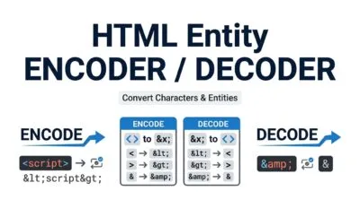 HTML Entity Encoder & Decoder