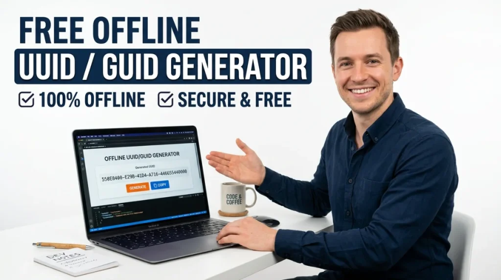 Free Offline UUID GUID Generator Validator