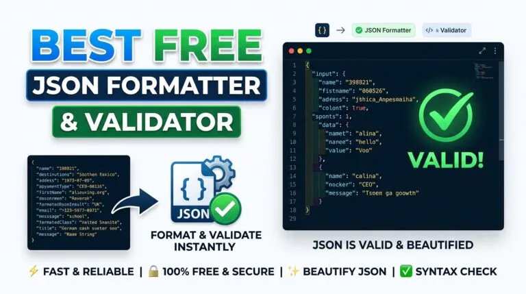 Free Offline JSON Formatter Validator: Parse Securely