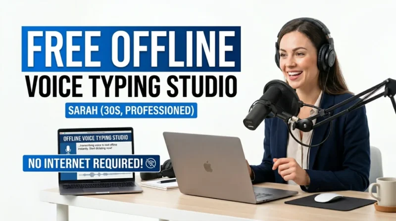 free offline voice typing studio