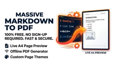 Offline Markdown to PDF Converter: Free Client-Side Tool