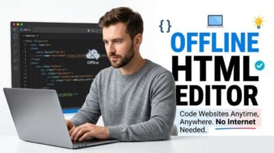 Offline HTML Editor | An editor that tells you when your code breaks