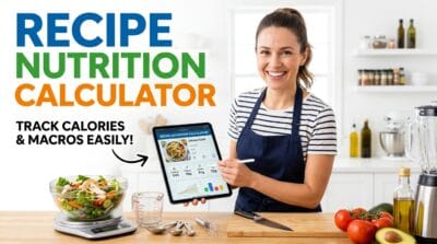 Free Recipe Nutrition Calculator (Auto-Scale & Convert)