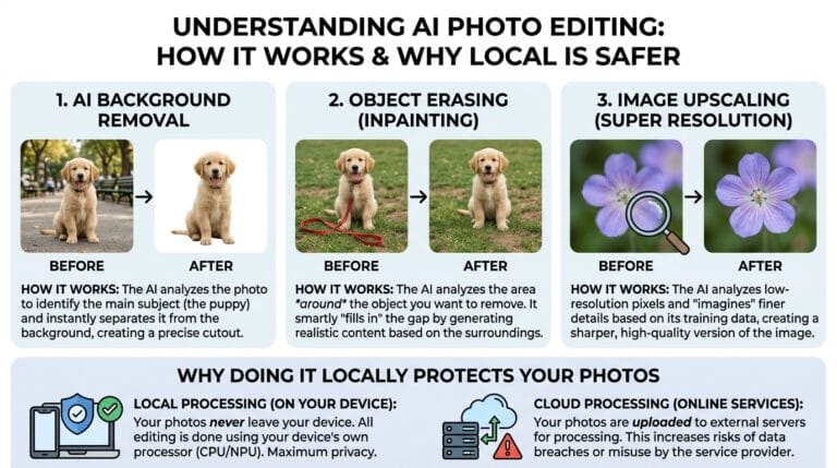 How AI Removes Backgrounds and Objects from Photos