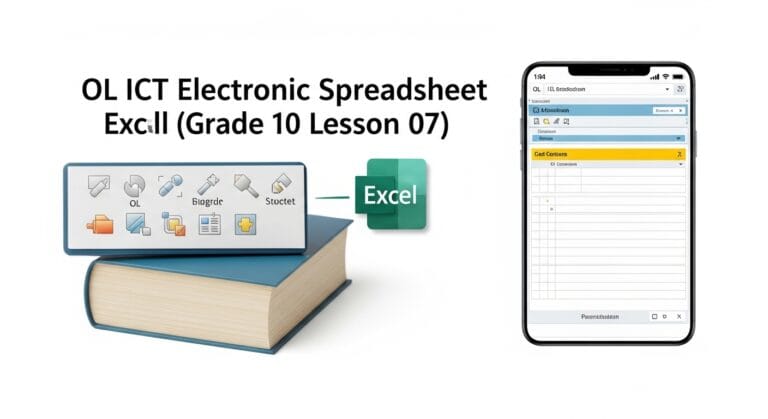 OL ICT Electronic Spreadsheet 👨‍🦰 (Grade 10 Lesson 07)