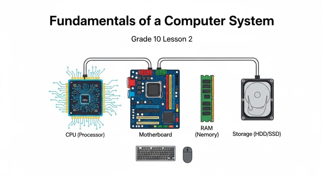 Fundamentals of a computer system (Grade 10 Lesson 2) 🎈