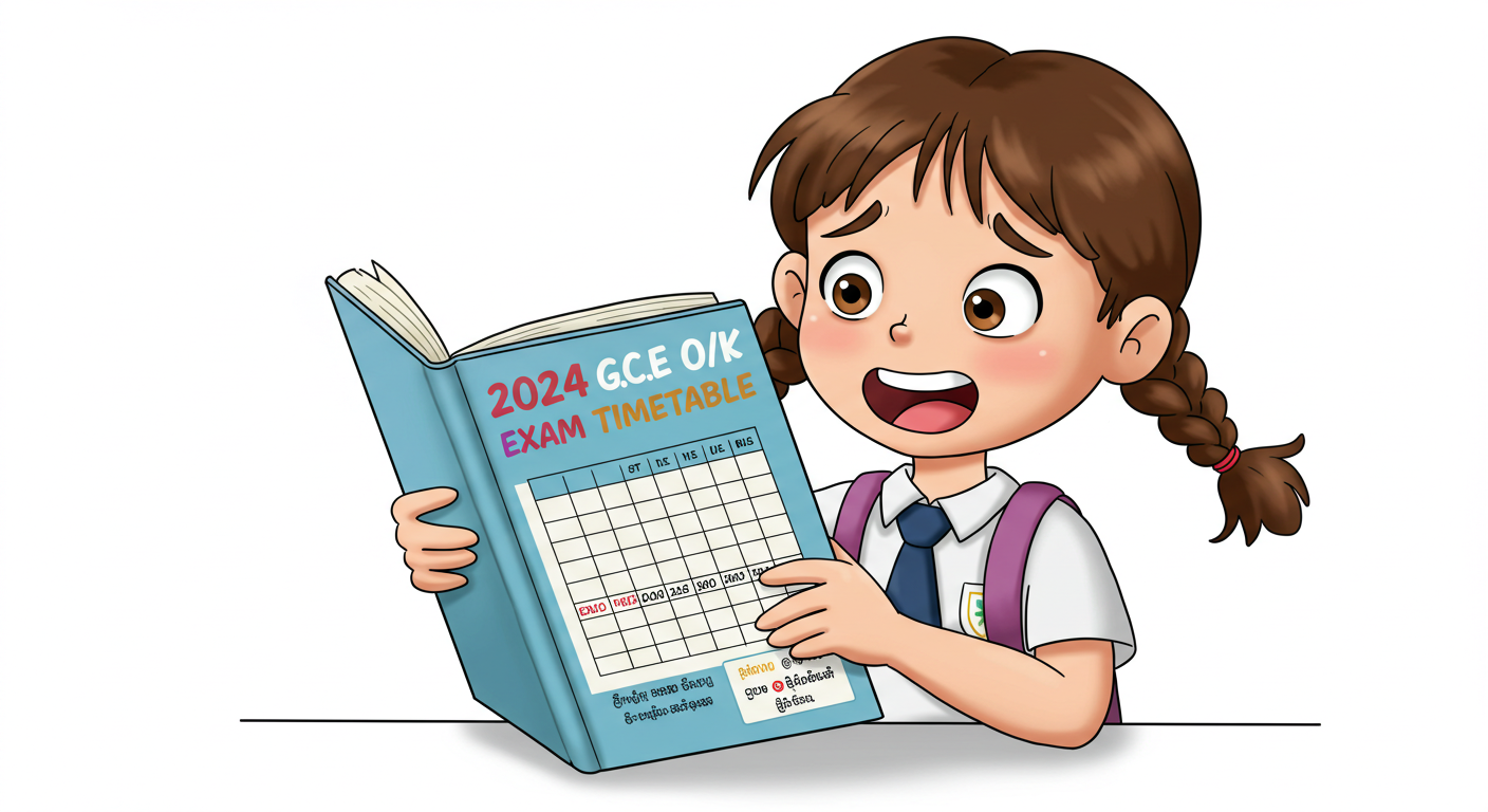 2024 2025 G.C.E OL exam timetable