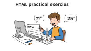 HTML practical exercises 6