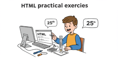 HTML practical exercises 6