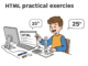 HTML practical exercises 6