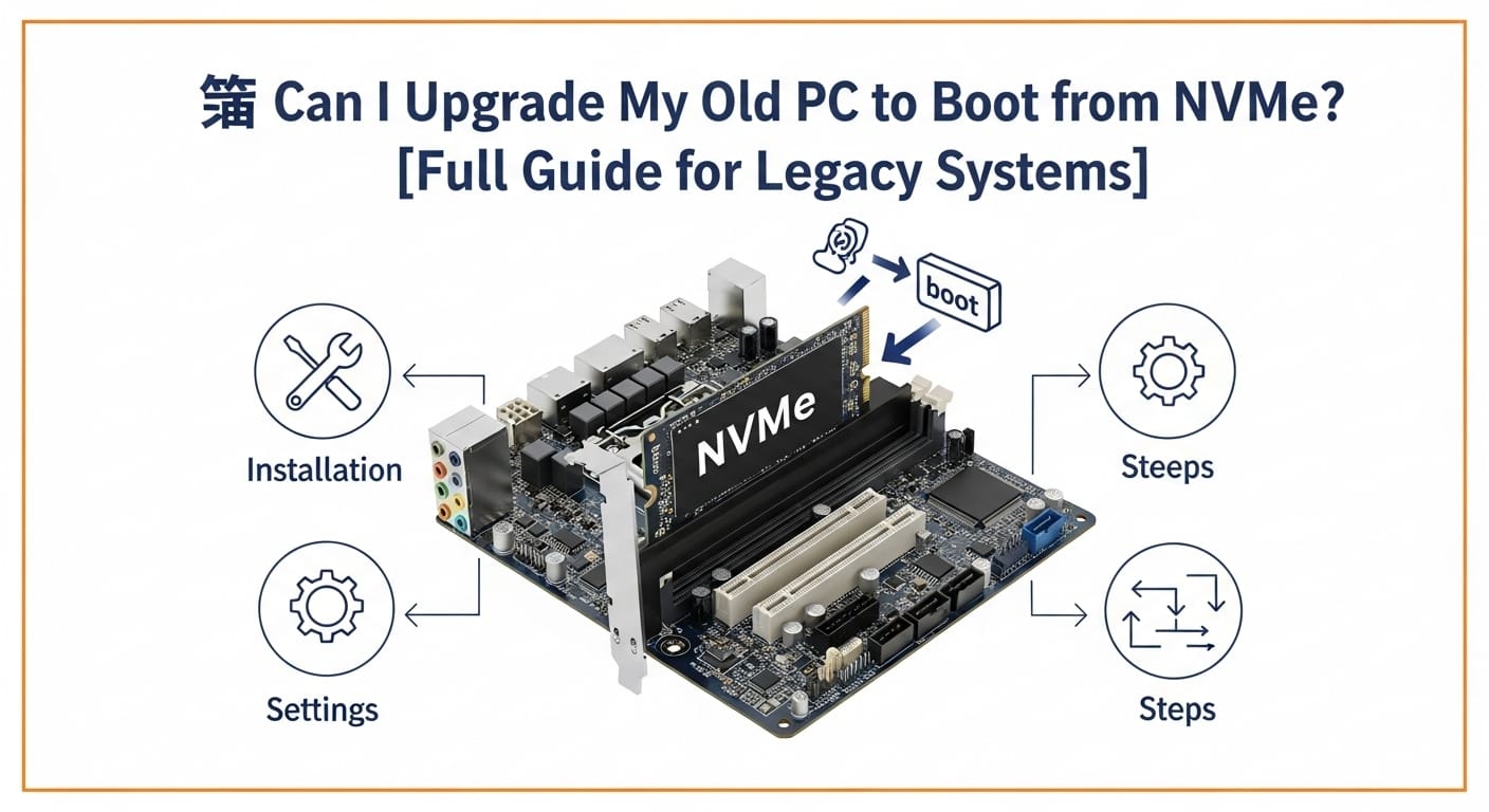 Upgrade My Old PC to Boot from NVMe