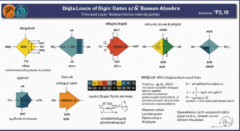🔌 Download: “Digital Logic Gates – Sinhala ICT Poster” (1000×4000 px)