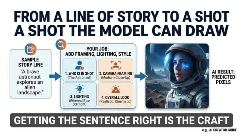 AI Prompt Engineering for Story-to-Storyboard Shots