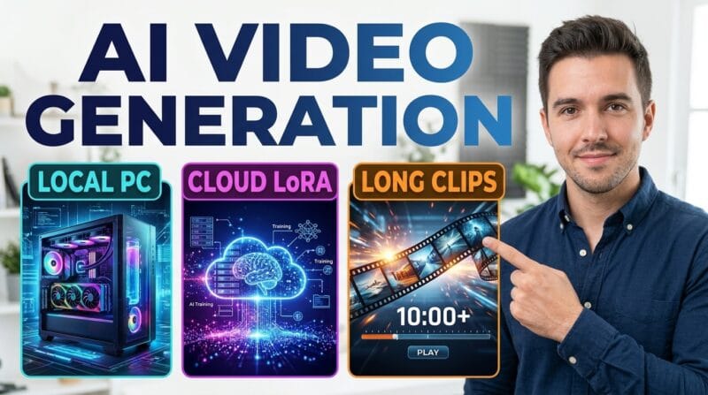 AI Video Generation: Local PC, Cloud LoRA & Long Clips