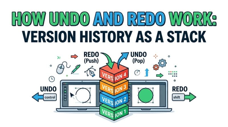How Undo and Redo Work: Version History as a Stack